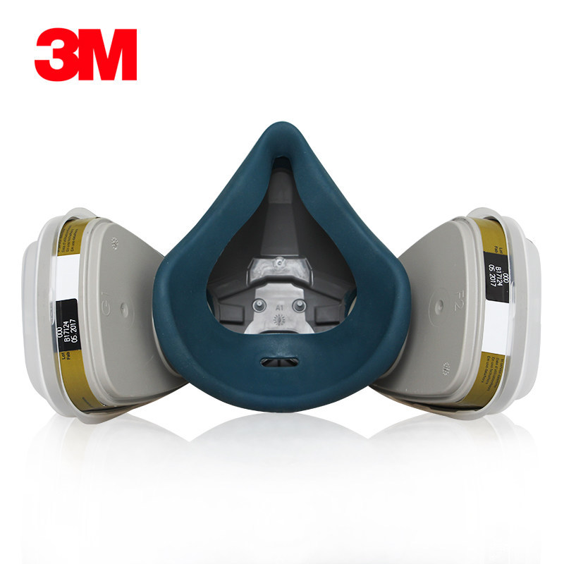 3M6502 con 6006 Anti-Virus máscara nasal químico múltiple máscara protectora de gas pintura en aerosol máscara de laboratorio