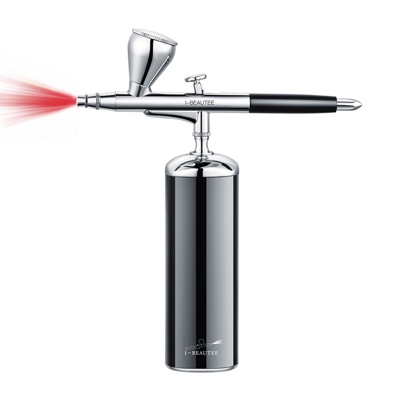 Cross-Border Wholesale High-Pressure Dual-Action Handheld Mini Airbrush Hydration and Oxygen Injection Beauty Device Spray Gun Set Portable