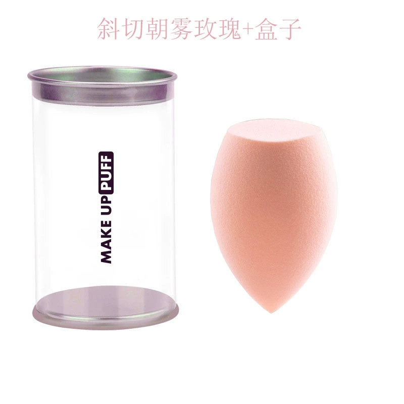 Губка для макияжа Beauty Egg, формы тыква/капля/ломаная, супермягкая, двойного назначения влажная или сухая, прозрачный флакон