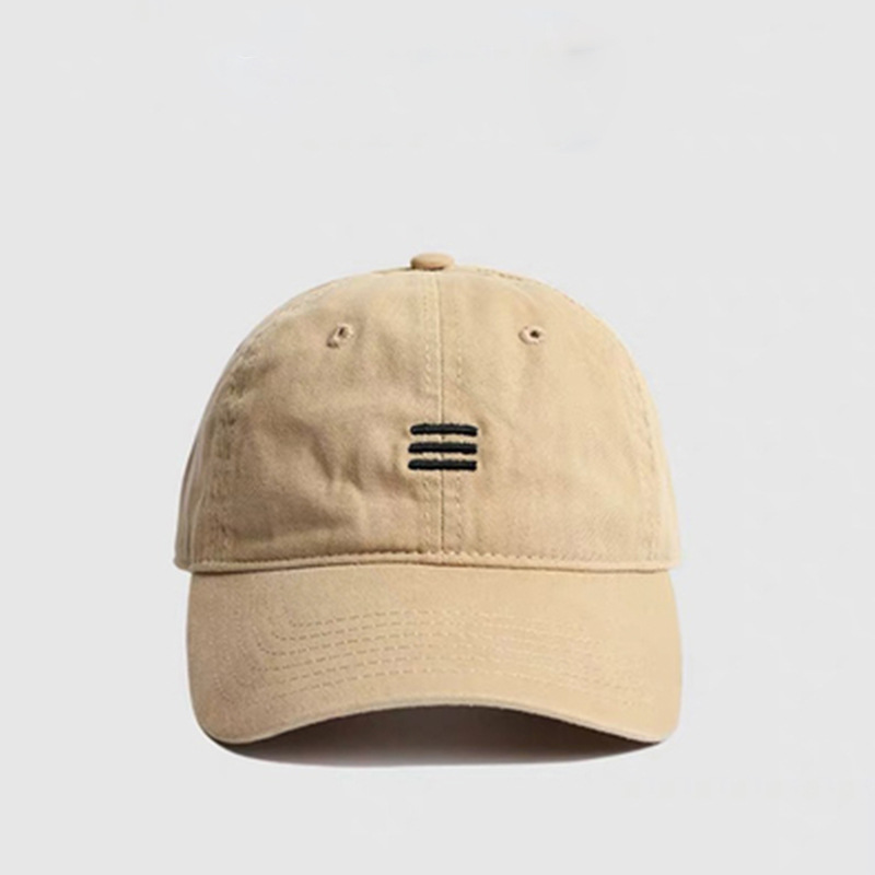 Tres varillas horizontales sombrero de copa suave gorra de béisbol casual de verano para mujer gorra de béisbol bordada a prueba de Sol para hombres gorra de pico al por mayor