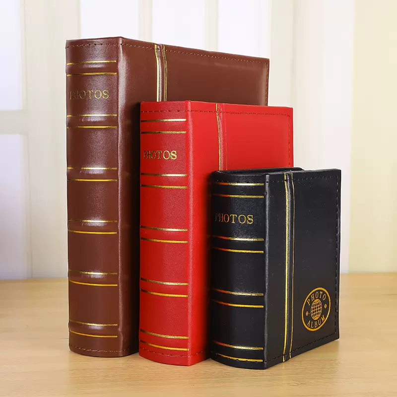 photo album 6寸100张相册活页插袋相薄PU皮面影集相册本跨境专供