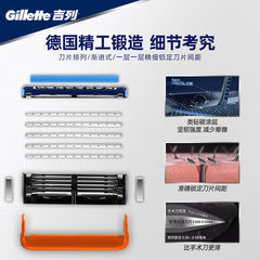 Gillette Fusion Power Shave Replacement Heads (2-blade) WindSpeed 5 Manual 5-Blade Shaver