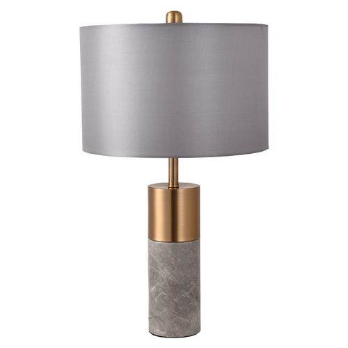 Nordic light luxury marble desk lamp, unique creative night light, retro bedroom modern decor small table lamp