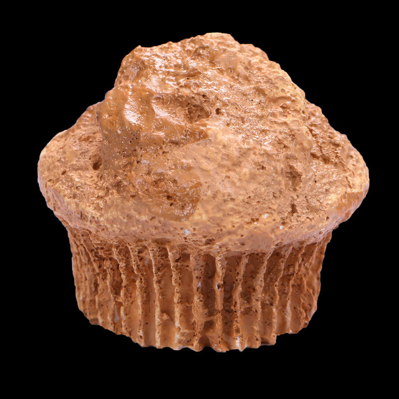 Tridimensional muffin taza queso forma aromaterapia yeso silicona molde Fondant chocolate simulación vela aromaterapia molde