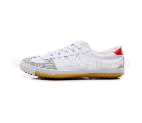 New white training volleyball shoes sports competition soft sole breathable canvas training shoes martial arts shoes drop shipping