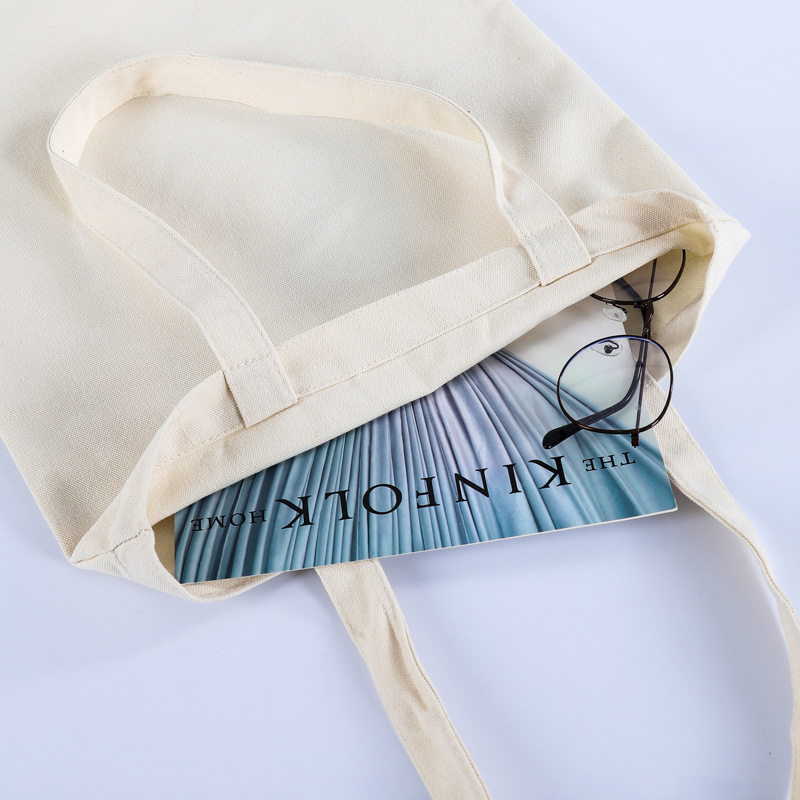 Bolsa lona DIY pintable personalizada con logo