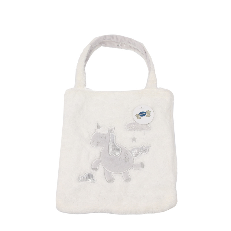 Bebé lindo unicornio bolsa de hombro Valiantier europeo y americano INS doble cara Universal bolso de los niños
