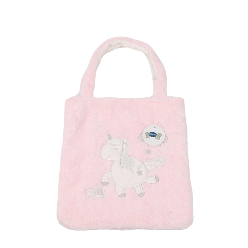 Bebé lindo unicornio bolsa de hombro Valiantier europeo y americano INS doble cara Universal bolso de los niños