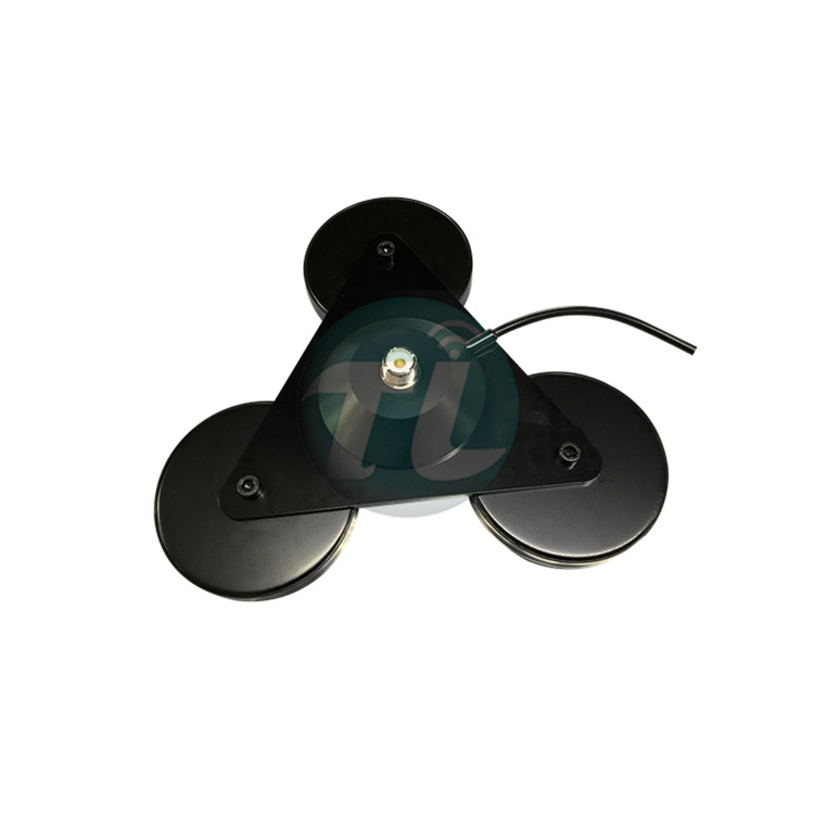 三角吸盘车载天线玻璃钢天线底座RG58馈线4米PL259头强磁底座SL16