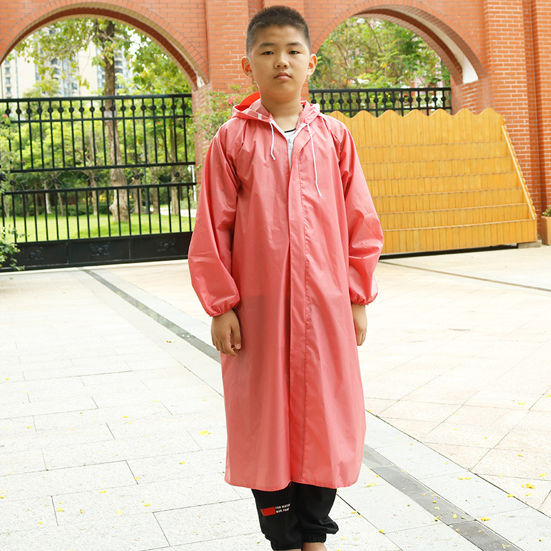 Children's Raincoat and Poncho with School Bag Bits. the Factory Supports Customized Processing of Student Outdoor Raincoats and Tutoring Institution Gifts