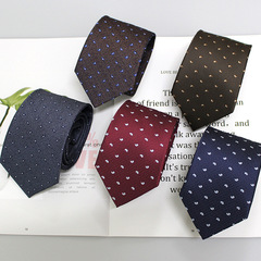 2023 new manufacturer professional formal tie polyester silk business fashion shirt men's tie