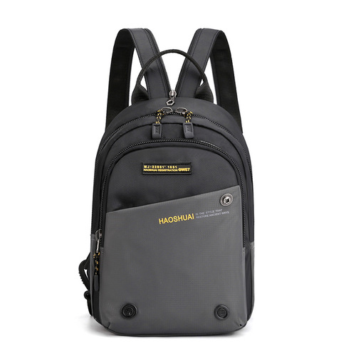 Factory direct sales new casual sports men's and women's chest bag multi-functional trendy backpack fashion cross-body outdoor bag