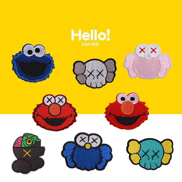 电脑绣花刺绣儿童卡通动物破洞布贴衣服DIY羽绒服补丁贴花熨烫