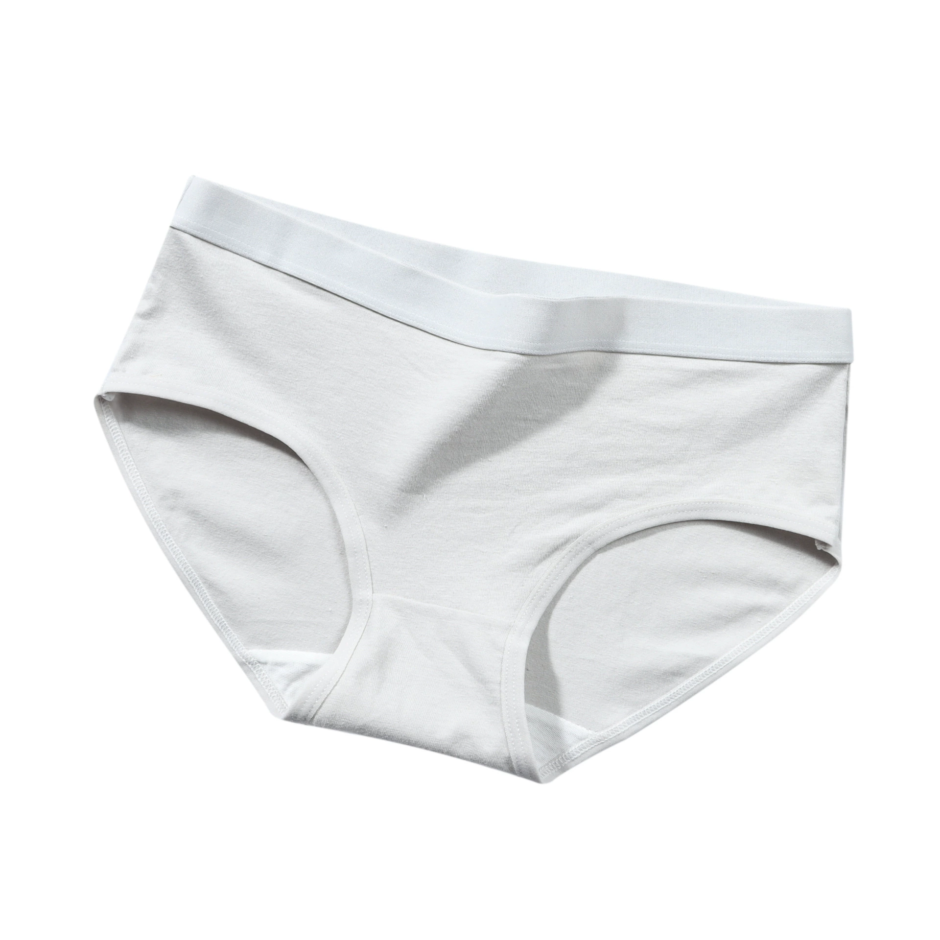 Women's Cotton Underwear Briefs, Breathable Elastic Mid & High Waist, Multi-Color M–XXL