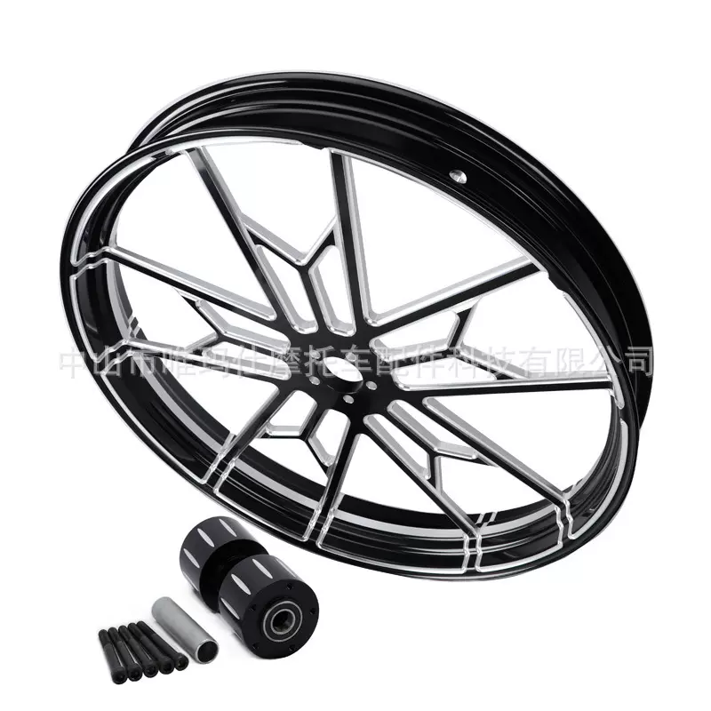 30/32inch超大锻造轮圈 哈雷巡回2009-24年款哈雷摩托车轮毂配件