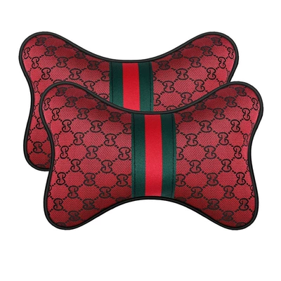 Back Interior Car Neck Pillow – Headrest - passion-redheadrest-pair