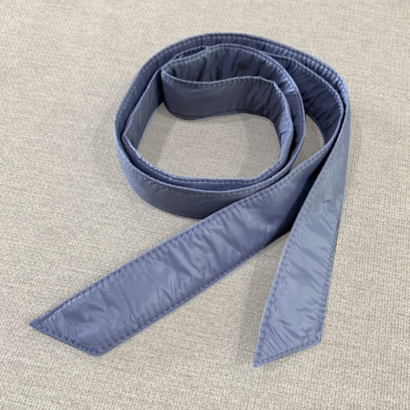 Nuevo cinturón de las mujeres de todo partido abajo chaqueta con cordones de algodón y engrosamiento simple abrigo vinculante arco decorativo sello de la cintura