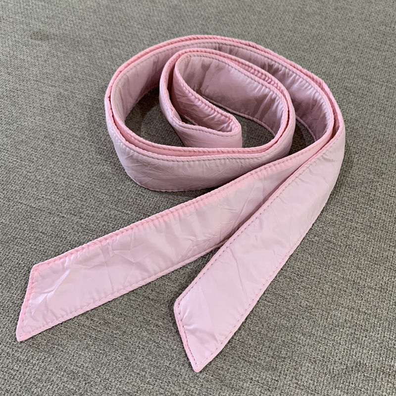 Nuevo cinturón de las mujeres de todo partido abajo chaqueta con cordones de algodón y engrosamiento simple abrigo vinculante arco decorativo sello de la cintura