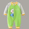 Children's demi-season clothing, warm overall, keep warm bodysuit for new born, internet celebrity, factory direct supply, increased thickness