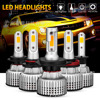 NovSight cross -border N12 series golden light LED car headlights 3000K 10000LM 72W H11