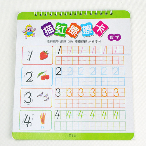 Special pen for tracing red and erasing cards, water-based refillable ink for repeated writing, graffiti calligraphy practice, environmentally friendly whiteboard pen, erasable factory