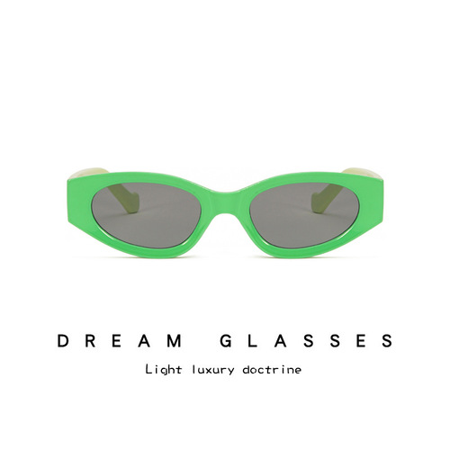  new style sunglasses for women European and American trendy square frame sunglasses square street shooting sunglass internet celebrity glasses wholesale