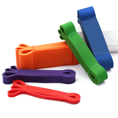 Elastic band fitness men's resistance band strength training women's yoga pull band flat rubber band pull-up assistance