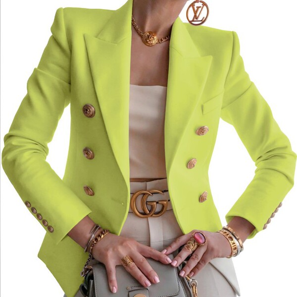demi-season solid suit for leisure