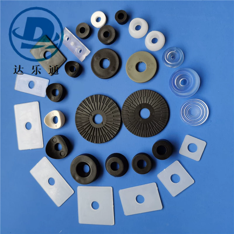 Индивидуальная на заводе односторонняя клейкая плоская прокладка Черно-Белая нейлоновая прокладка пластиковая прокладка M 2,53456810 M12-30