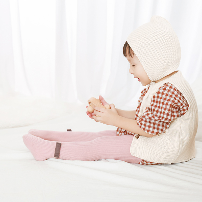 20 pantimedias infantiles de otoño e invierno nuevas medias de bebé forradas de lana