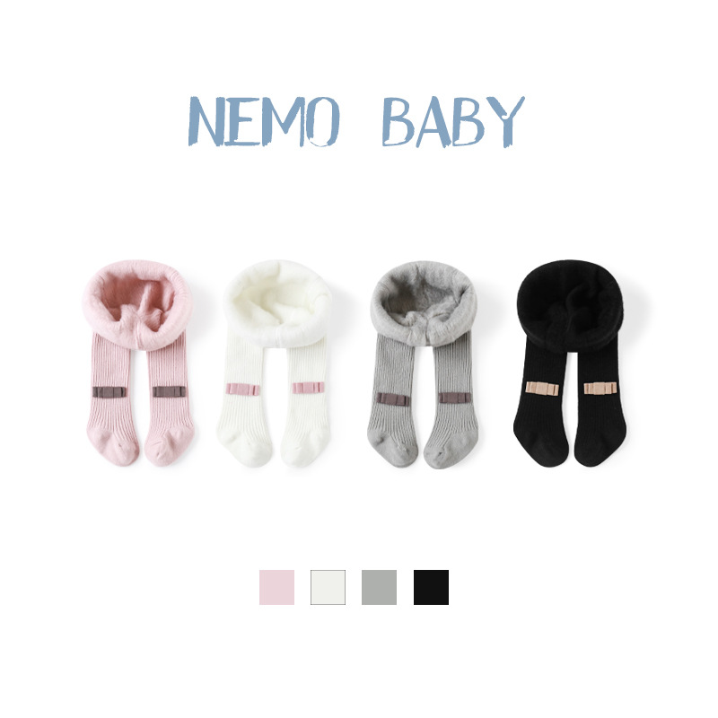 20 pantimedias infantiles de otoño e invierno nuevas medias de bebé forradas de lana