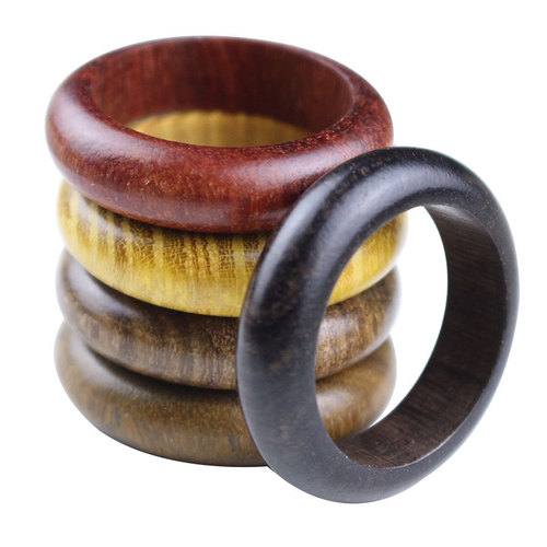 Sandalwood Ring Running Ring Men's and Women's Rings Buddha Beads Accessories Black Sandalwood Rosewood Tanabata Valentine's Day Gift