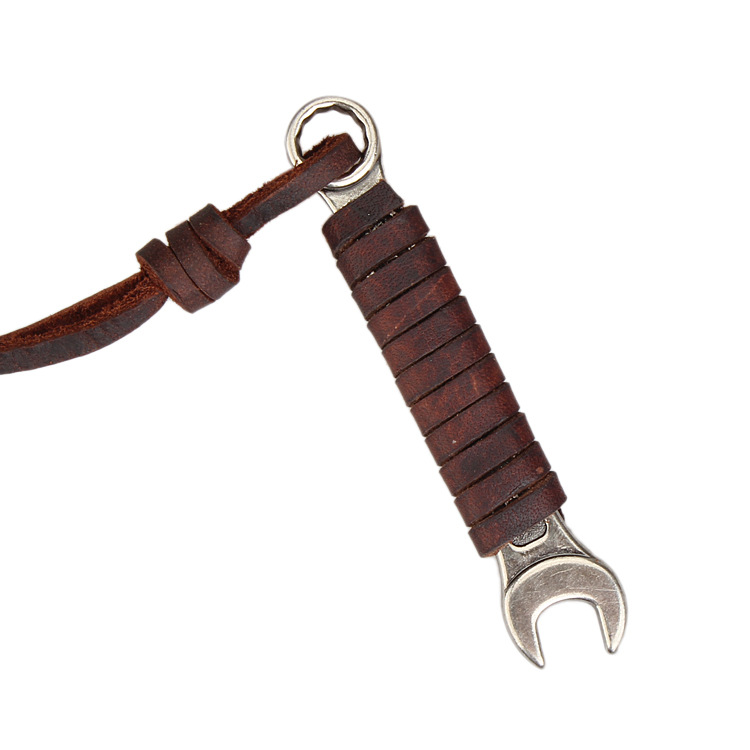 leather creative necklace