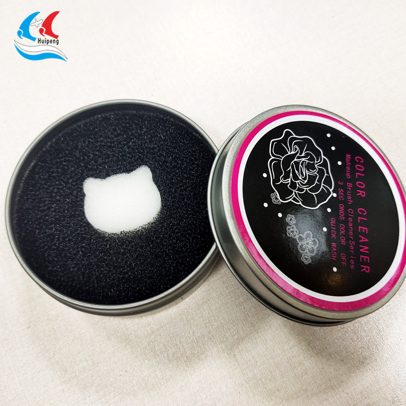 过滤棉化妆刷清洁过滤海绵眼影刷海绵 快速清洁海绵各种厚度形状