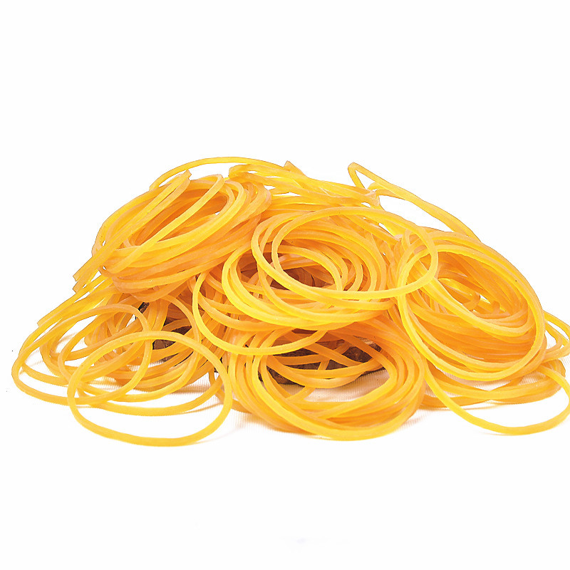 Leather elastic hair rope