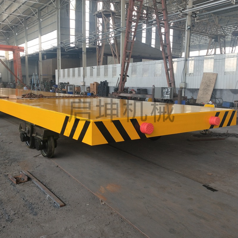 拖线电缆卷筒型电动平车 低压轨道电动平车轨道供电式电动平车