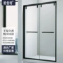 钢化一字型卫生间定制淋浴房