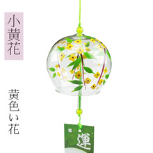 玻璃水晶工艺品日式风铃手工彩绘漆器漆画可加工logo个性活动礼品