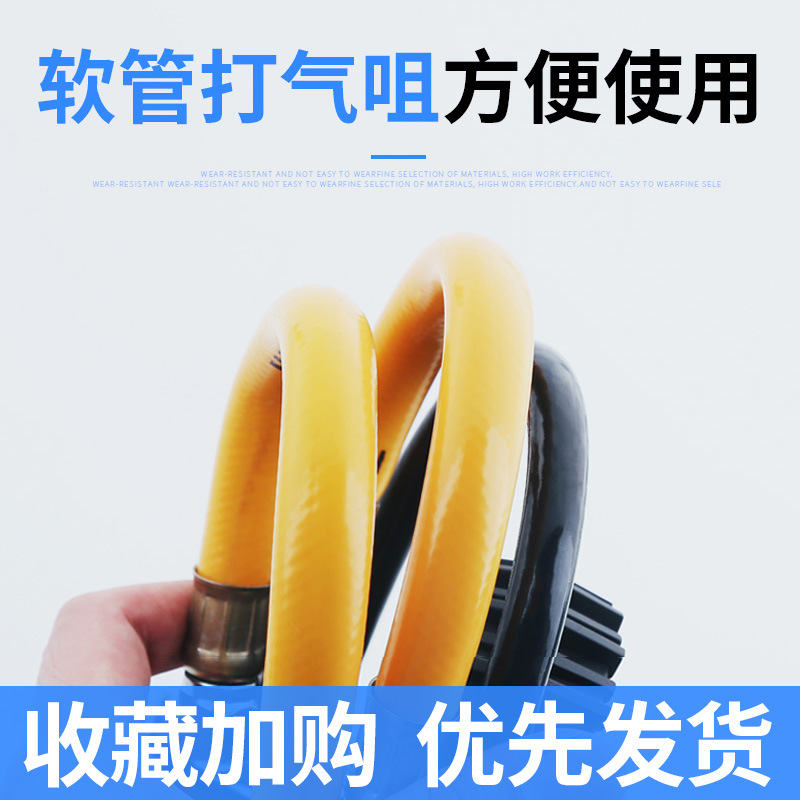 Neumático inflable boquilla neumático de coche inflable conector bicicleta motocicleta bomba de aire inflar con manómetro