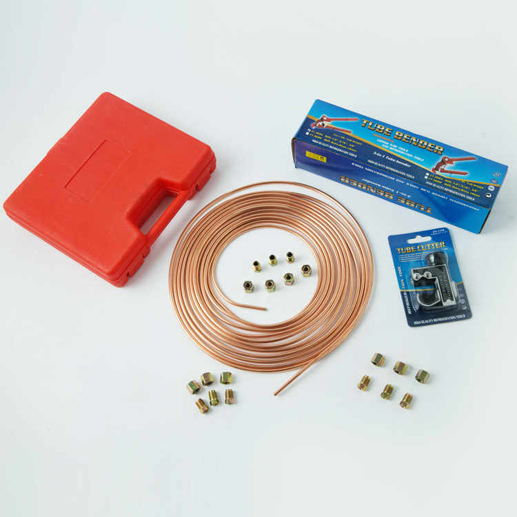 Línea de freno separada tarjeta de papel traje de herramientas expansor de tubería bobina de aire acondicionado borde expansor kit de pelacables en stock lote