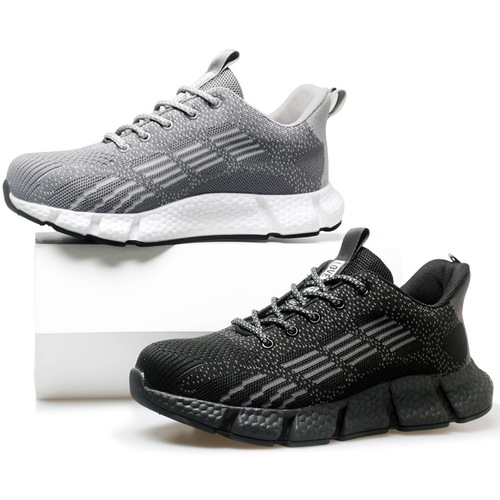 Feiwei labor protection shoes for men and women, anti-smash and puncture-proof safety shoes, breathable, non-slip, lightweight work shoes, cross-border new style
