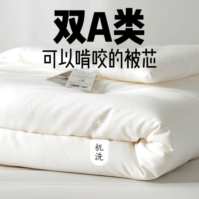 Double Class a Cotton Quilt, Universal Air-Conditioned Summer Cool Quilt for All Seasons, Thin Single Double Spring, Autumn and Winter Quilt Core, Thickeneded and Warm