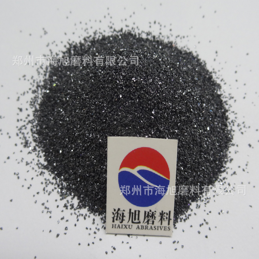 黑碳化硅硬质合金喷砂用F46#120目F150F180F220号黑碳化硅砂