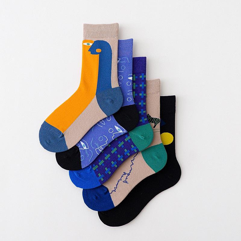 Unisex Baumwolle Cartoon Crew Socken Für Herbst Und Winter_voghion.com