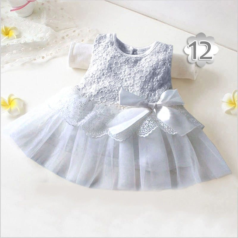Princess Dress for Girls, Sleeveless with Bow, European Style, Multicolour, Sizes 1–4