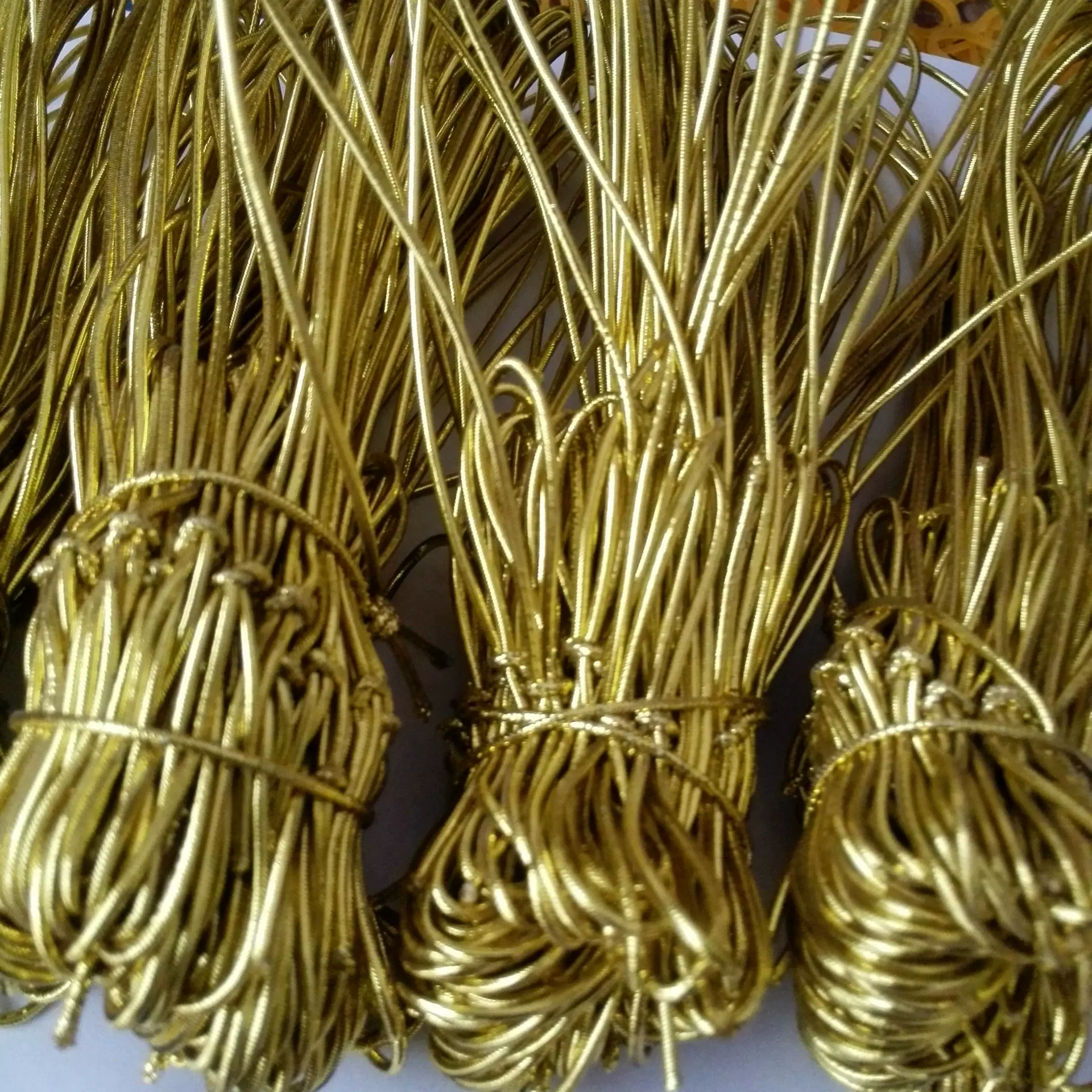 1,5 мм золото и серебро эластичный канат бантом Подарочная коробка голова Веревка бантом