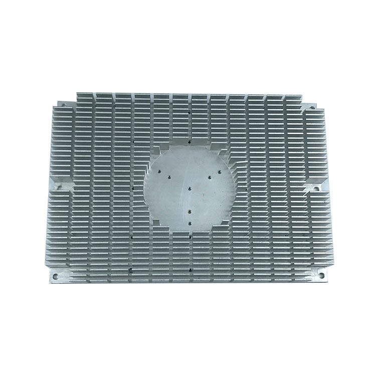 电脑风扇散热片铝型材cnc机加工铲高密齿片路灯散热器定 制厂家