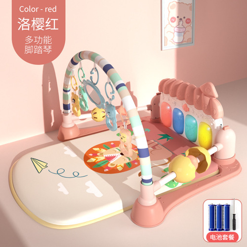 Pedal piano newborn baby toy fitness stand 0-1 year old baby 3-6-12 months educational early education boys and girls