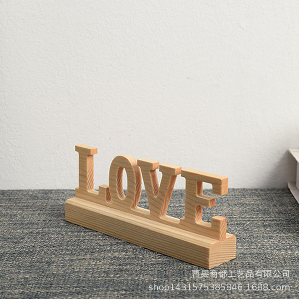 Wooden creative resin decor
