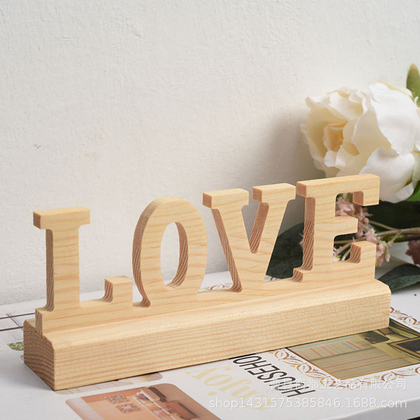 Wooden creative resin decor